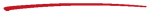 Ein roter nach oben geschwungener und nach rechts auslaufender Unterstrich.
